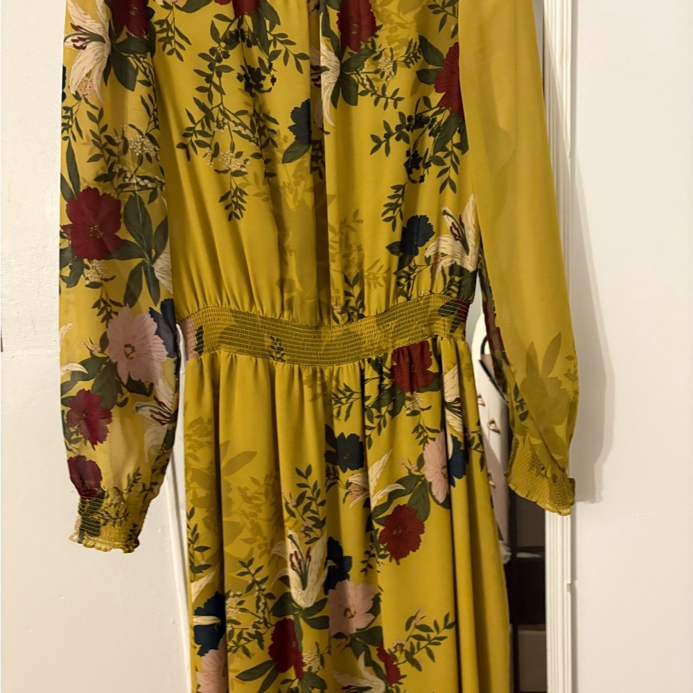 Floral Yellow Dress